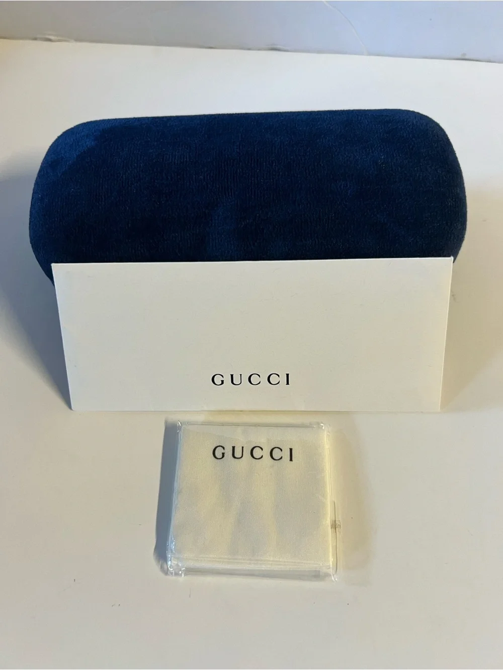 Gucci Black Oversized Geometric Sunglasses with Gold Trim
